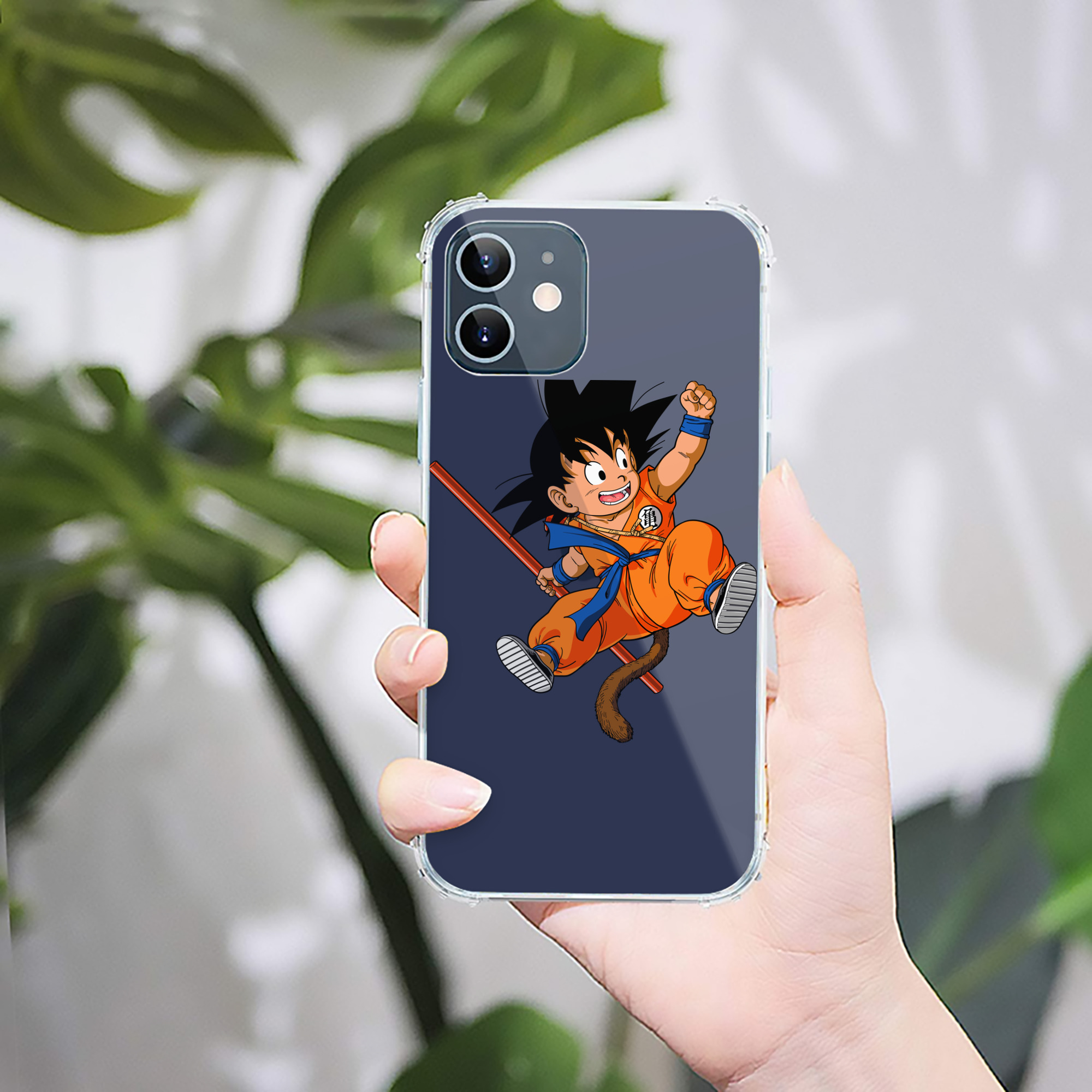 （画像用） ドラゴンボール 孫悟空（そん ごくう）Son Goku カカロット DRAGON BALL Kakarotto 【iPhone 12シリーズ対応】透明スマホケース（クリアソフトケース）
